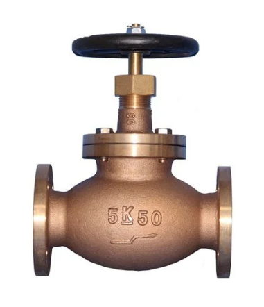 JIS Bronz Glob Vana Düz Tip 5K/16K